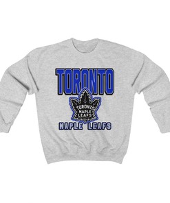 Toronto Maple Leafs Blackout Retro NHL Sweatshirt, Hoodie & Crewneck Shirt - Fan Gift