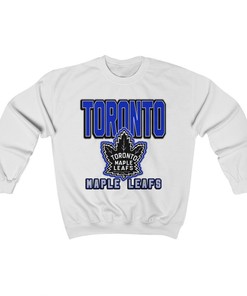 Toronto Maple Leafs Blackout Retro NHL Sweatshirt, Hoodie & Crewneck Shirt - Fan Gift
