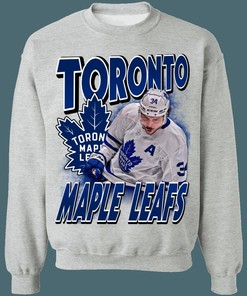 Toronto Maple Leafs Matthews Retro NHL Sweatshirt, Hoodie & Crewneck Shirt - Fan Gift