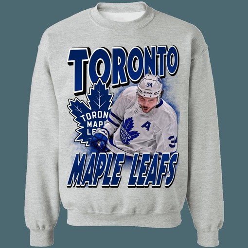 Toronto Maple Leafs Matthews Retro NHL Sweatshirt, Hoodie & Crewneck Shirt - Fan Gift
