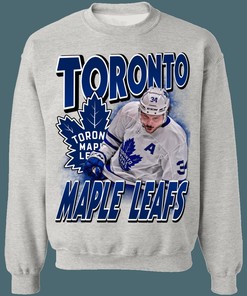 Toronto Maple Leafs Matthews Retro NHL Sweatshirt, Hoodie & Crewneck Shirt - Fan Gift