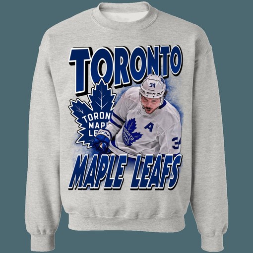 Toronto Maple Leafs Matthews Retro NHL Sweatshirt, Hoodie & Crewneck Shirt - Fan Gift