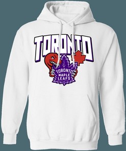 Toronto Maple Leafs Raptors NHL x NBA Vintage Style Hoodie, Sweatshirt & Shirt - Fan Gift