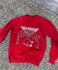 University of Arkansas Razorbacks Vintage Style Sweatshirt, Shirt, and Crewneck - Perfect NCAA Gift for Fans