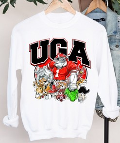 University of Georgia Sweatshirt - Georgia Bulldogs Fans Gift Shirt - UGA Tee