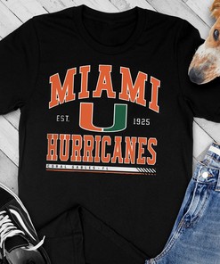 University of Miami Hurricanes Est 1925 Shirt, Crewneck Sweatshirt, and Hoodie - Great NCAA Fan Gift