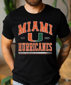 University of Miami Hurricanes Est 1925 Shirt, Crewneck Sweatshirt, and Hoodie - Great NCAA Fan Gift