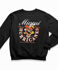 University of Miami Hurricanes NCAA T-Shirt and Vintage Sweater for Fans