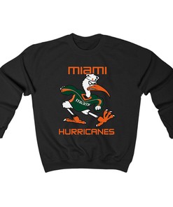 University of Miami NCAA Sweatshirt and T-Shirt - Perfect for NCAA Fans