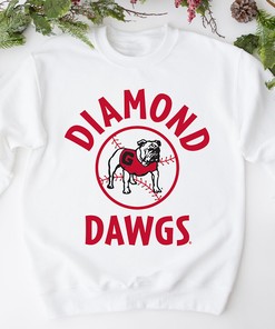 Vintage Baseball Tee - Georgia Diamond Dawgs Fans Gift T-Shirt