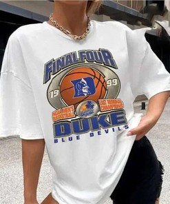 Vintage Duke University Blue Devils Final Four Shirt, NBA Vintage Sweatshirt, and Blue Devils Hoodie