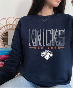 Vintage New York Knicks NBA Logo Sweatshirt Hoodie Shirt Gifts for Fans