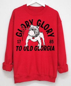 Vintage Rally Song UGA Bulldogs Fans Gift T-Shirt - University of Georgia Tee