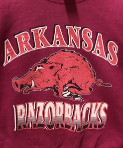Vintage Style 90s Arkansas Razorbacks by Jostens Sportswear T-Shirt, Sweatshirt Hoodie- Great gifts for NCAA Fans