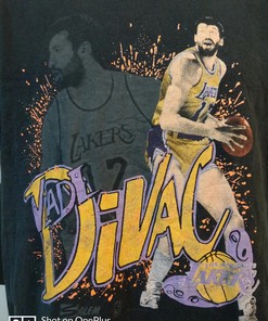 Vintage Style 90s La Lakers Vlade Divac Sweatshirt, Hoodie, and Shirt for NBA Fans