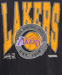 Vintage Style LA Lakers Big Logo T-Shirt, Hoodie, and Sweatshirt - Trench Reprint for Fans, Gift