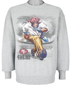 Vintage Style San Francisco 49ers Crew Neck Sweatshirt, Hoodie - Great Gift for Fans
