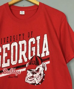 Vintage Style University of Georgia Bulldogs T-Shirt, Sweatshirt, Hoodie - Reprint Gift for NCAA Fans