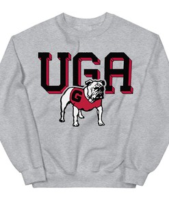 Vintage UGA Bulldogs Mascot Fans Gift T-Shirt - University of Georgia Tee