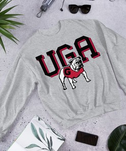 Vintage UGA Bulldogs Mascot Fans Gift T-Shirt - University of Georgia Tee