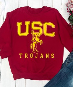Vintage USC University of Southern California Trojans T-Shirt - Perfect for Fans