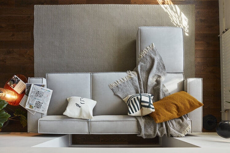 Having Your Cosy Grey Living Room A Few Metallic Objects