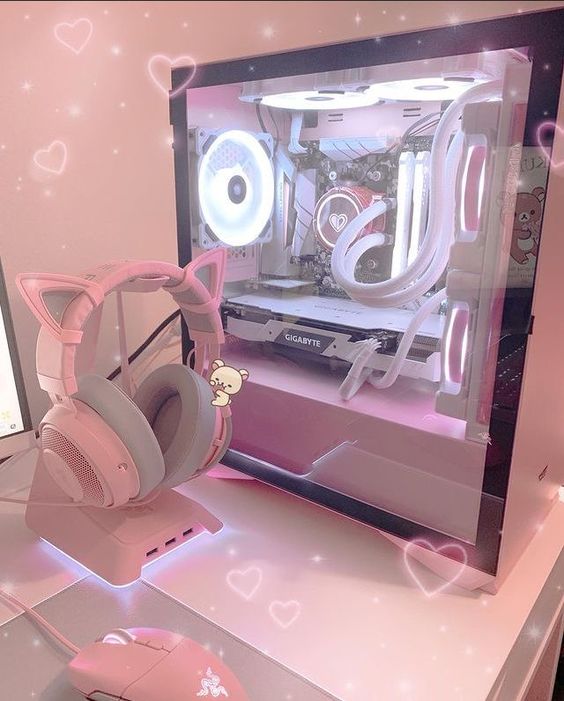 Pink Gaming Headset
