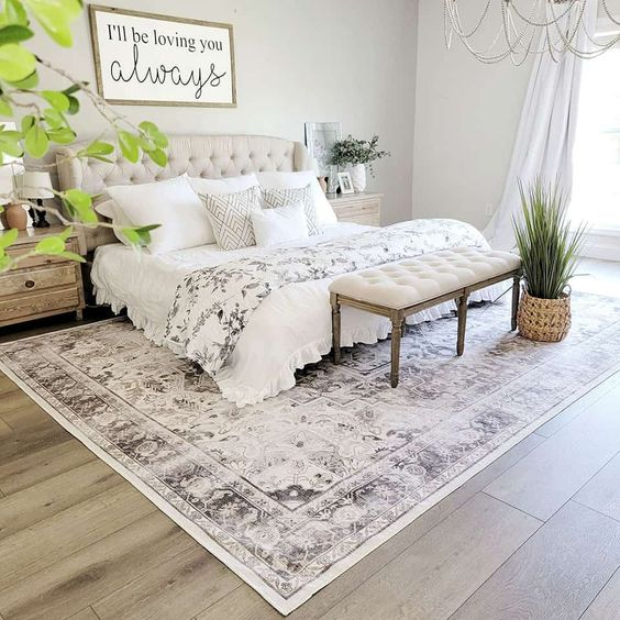Suitable Rug Size For King Bed
