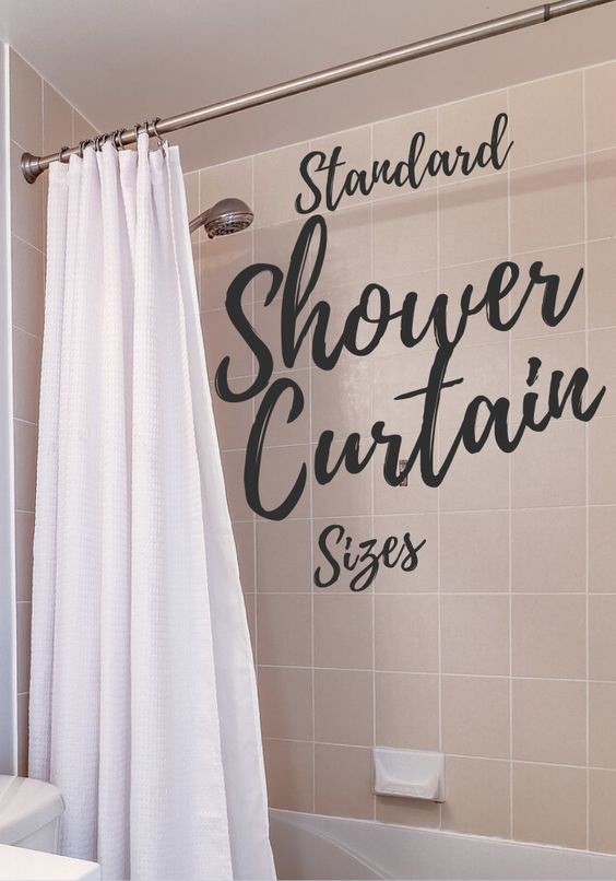 Standard Shower Curtain Size