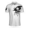 3D All Over Printed Unisex Golf Skull Polo Shirt - Golf
