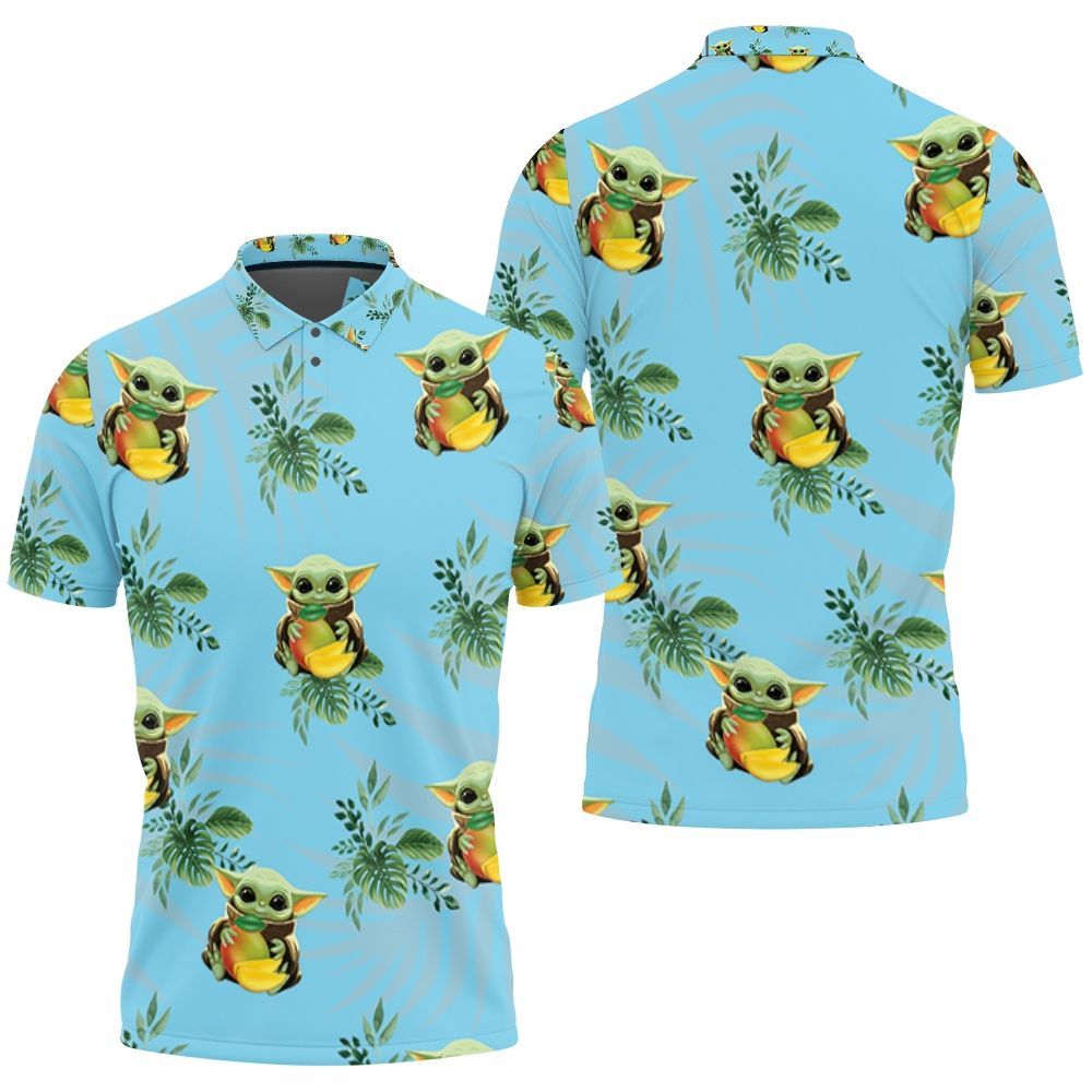 Eden Valley Short Sleeve Palm Leaves Polo Shirt main image 0