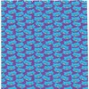 Alice in Wonderland Shower Curtain - Cheshire Cat Cartoon Animal Design on Purple Background, Cloth Fabric Bathroom Decors