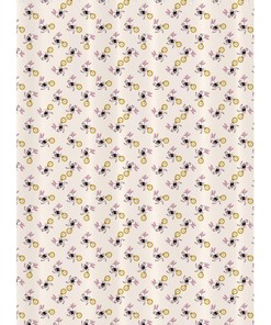 Alice in Wonderland Shower Curtain - White Rabbit Dancing in The Sky Fantasy World and Alice Theme, Decorative for Bathroom