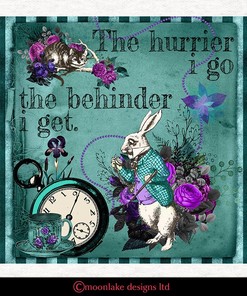 Alice in Wonderland White Rabbit Shower Curtain for a Whimsical Bathroom Decor 