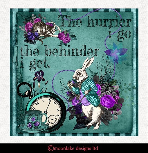 Alice in Wonderland White Rabbit Shower Curtain for a Whimsical Bathroom Decor