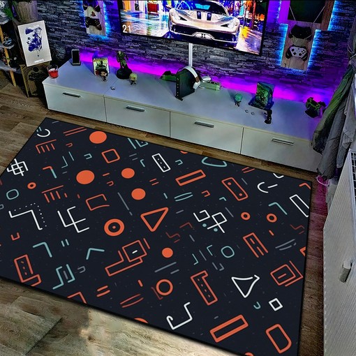 Arcade Carpet, Personalized Area Rug for Bedroom