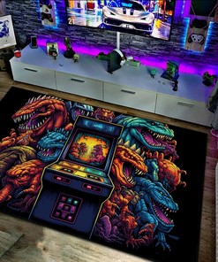 Arcade Pattern Retro Game Boss Battles