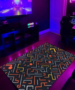 Arcade Pattern Rug, Personalized Area Rug for Living Room