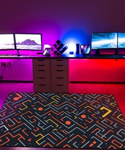 Arcade Pattern Rug, Personalized Area Rug for Living Room