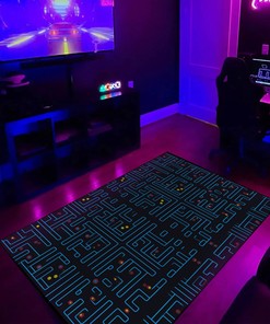 Arcade Pattern Rug, Personalized Area Rug for Living Room, Bedroom