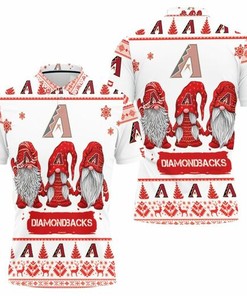 Arizona Diamondbacks Christmas Gnome Ugly Sweatshirt - Gift for Fans 3D All Over Print Polo Shirt