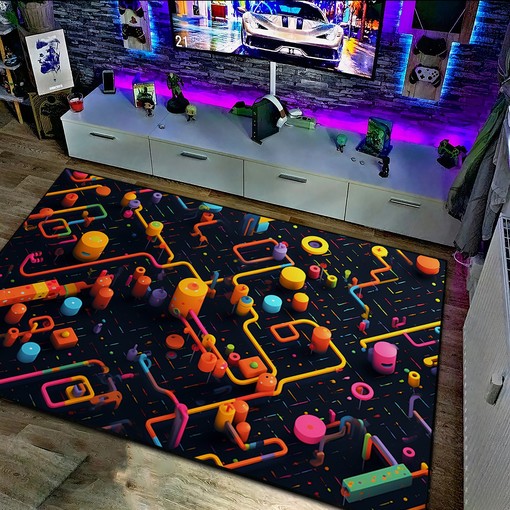 Artistic Arcade Pattern Customizable Area Rug