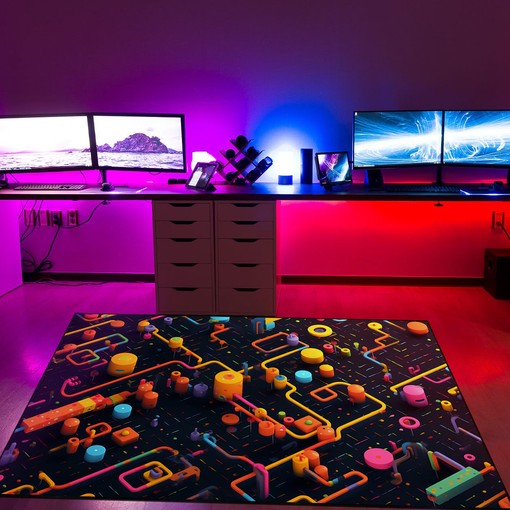 Artistic Arcade Pattern Customizable Area Rug
