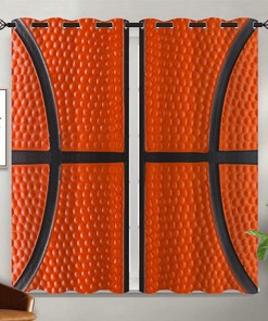 Basketball Blackout Curtains for Girls and Boys Home Decor, Perfect Addition to a Sports-Themed Room