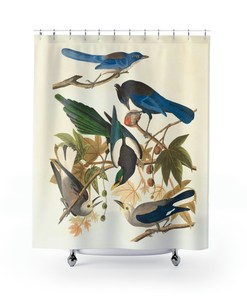Birds of America Shower Curtain - Beautiful Bathroom Decor