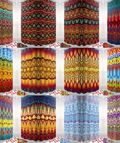 Boho Rainbow Striped Shower Curtain - Brighten Up Your Bathroom Decor