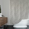 Boho Shower Curtain - Black and White Art Deco Design with Dots and Rows, Perfect for Your Bathroom