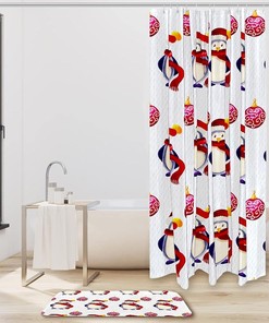 Coconuts Summer Tropical Fruits Shower Curtain - Bathroom and Home Decor - Housewarming Gift