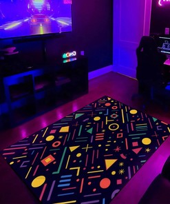 Contemporary Arcade Pattern Area Rug for Home Decoration