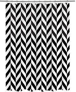 Contemporary Geometric Shower Curtain for Bathroom Decor